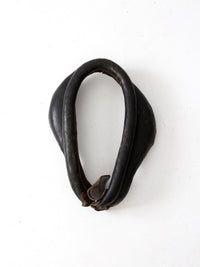antique leather horse collar