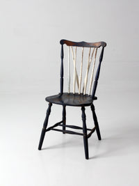 antique painted brace back Windsor style chair