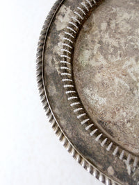 antique Gorham silver-plate serving tray
