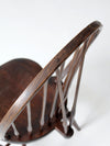 antique bow back Windsor chair with tail brace