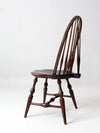 antique bow back Windsor chair with tail brace