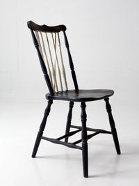 antique painted brace back Windsor style chair