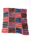 vintage patchwork knit throw blanket