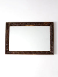 vintage Hollywood Regency Mediterranean Revival wall mirror
