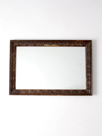 vintage Hollywood Regency Mediterranean Revival wall mirror