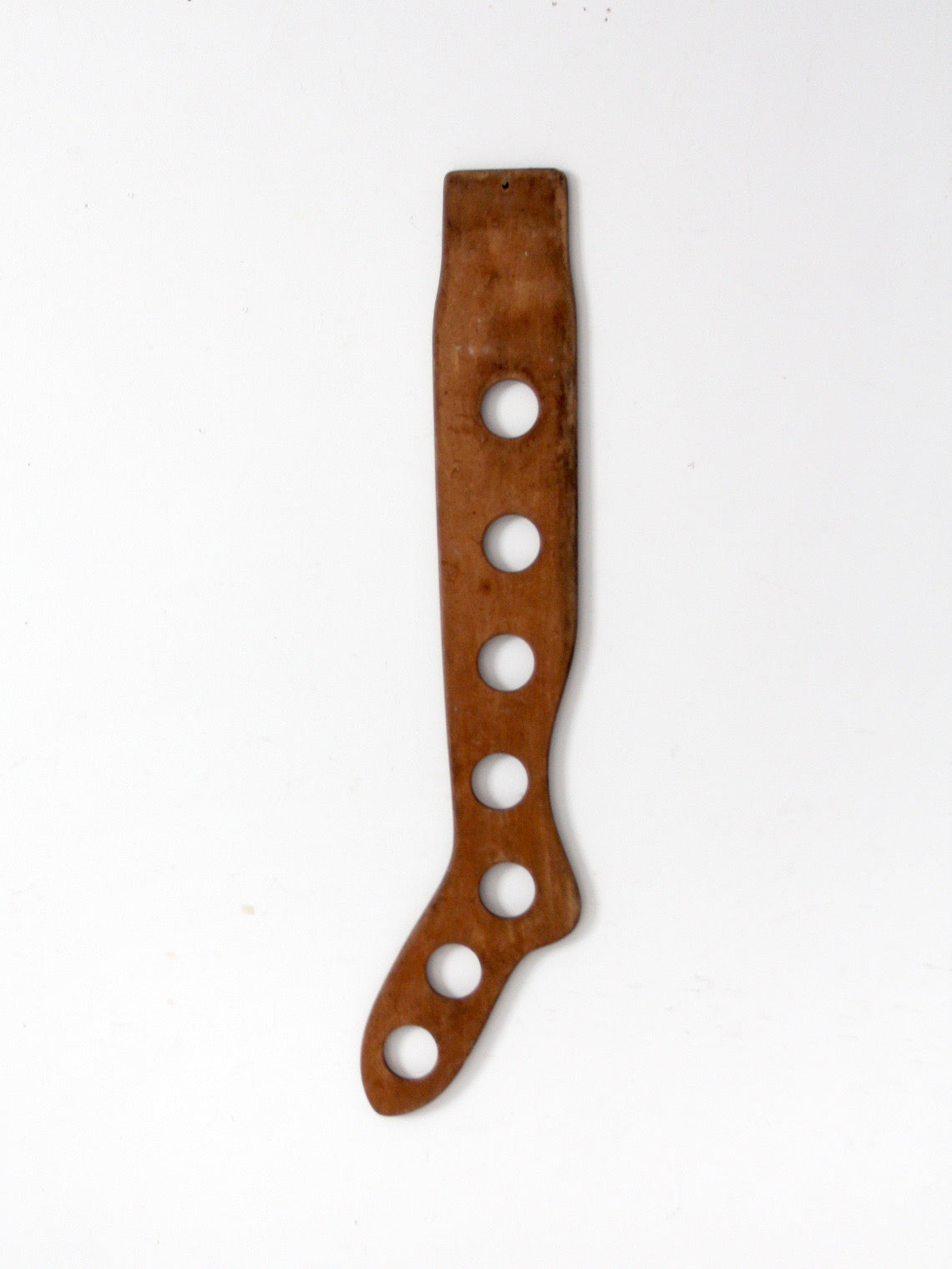 antique primitive wood sock stretcher