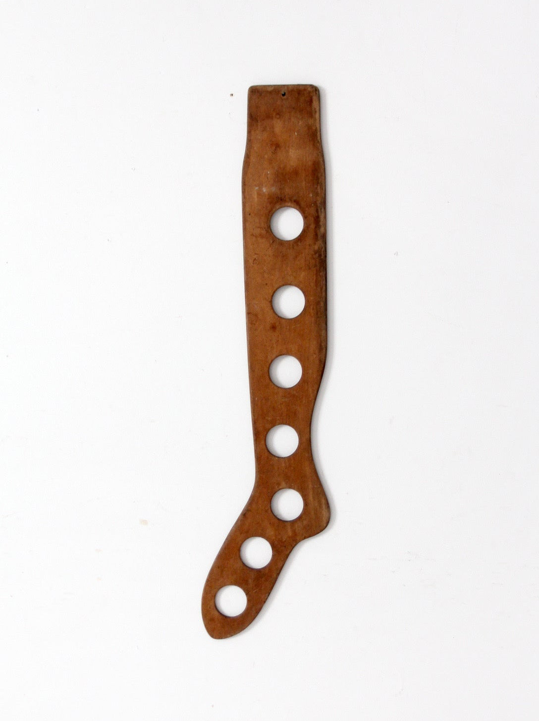 antique primitive wood sock stretcher