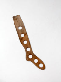 antique primitive wood sock stretcher