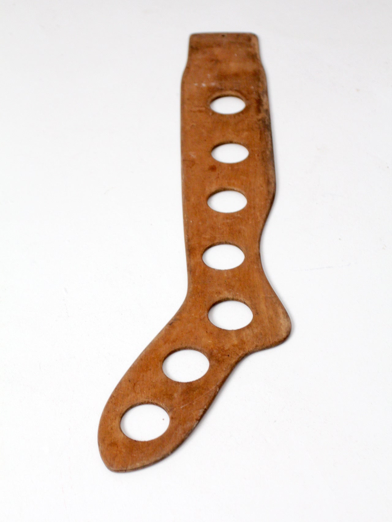 antique primitive wood sock stretcher