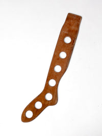 antique primitive wood sock stretcher