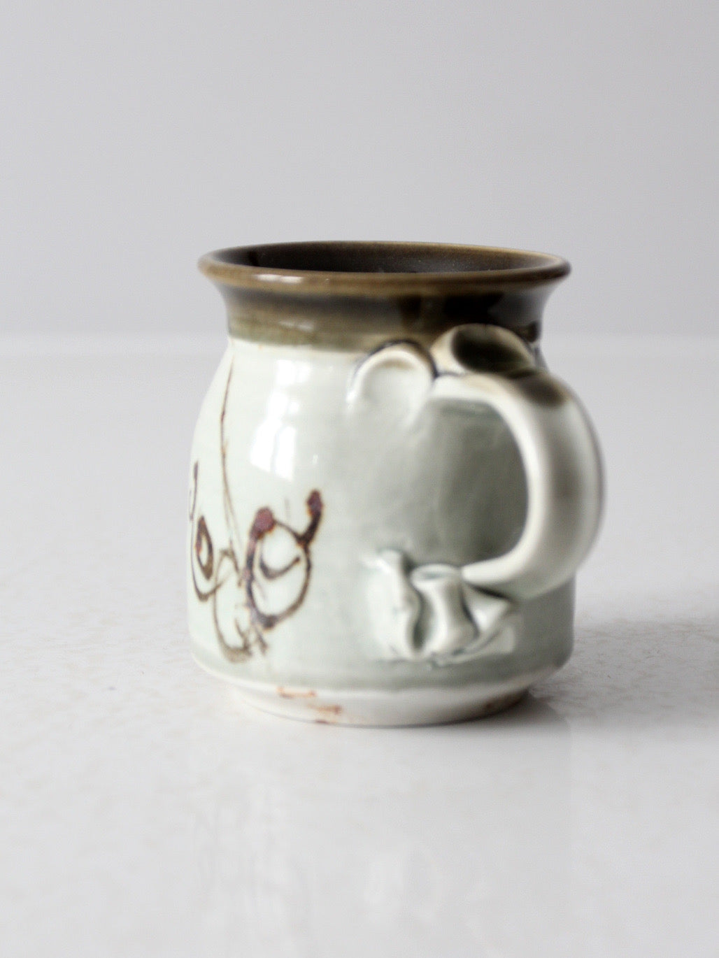 vintage handmade studio pottery mug