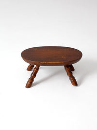 vintage early American style footstool