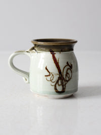 vintage handmade studio pottery mug