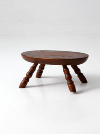 vintage early American style footstool