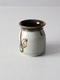 vintage handmade studio pottery mug