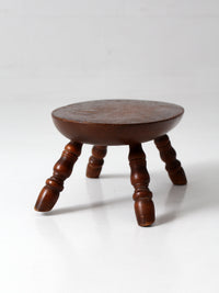 vintage early American style footstool