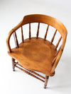 antique captain's chair