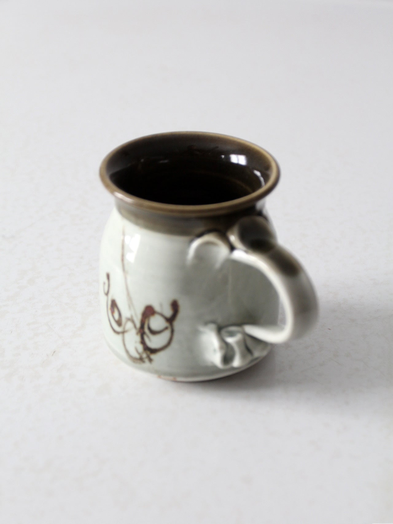 vintage handmade studio pottery mug
