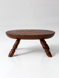 vintage early American style footstool