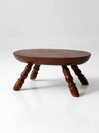 vintage early American style footstool