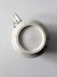 vintage handmade studio pottery mug