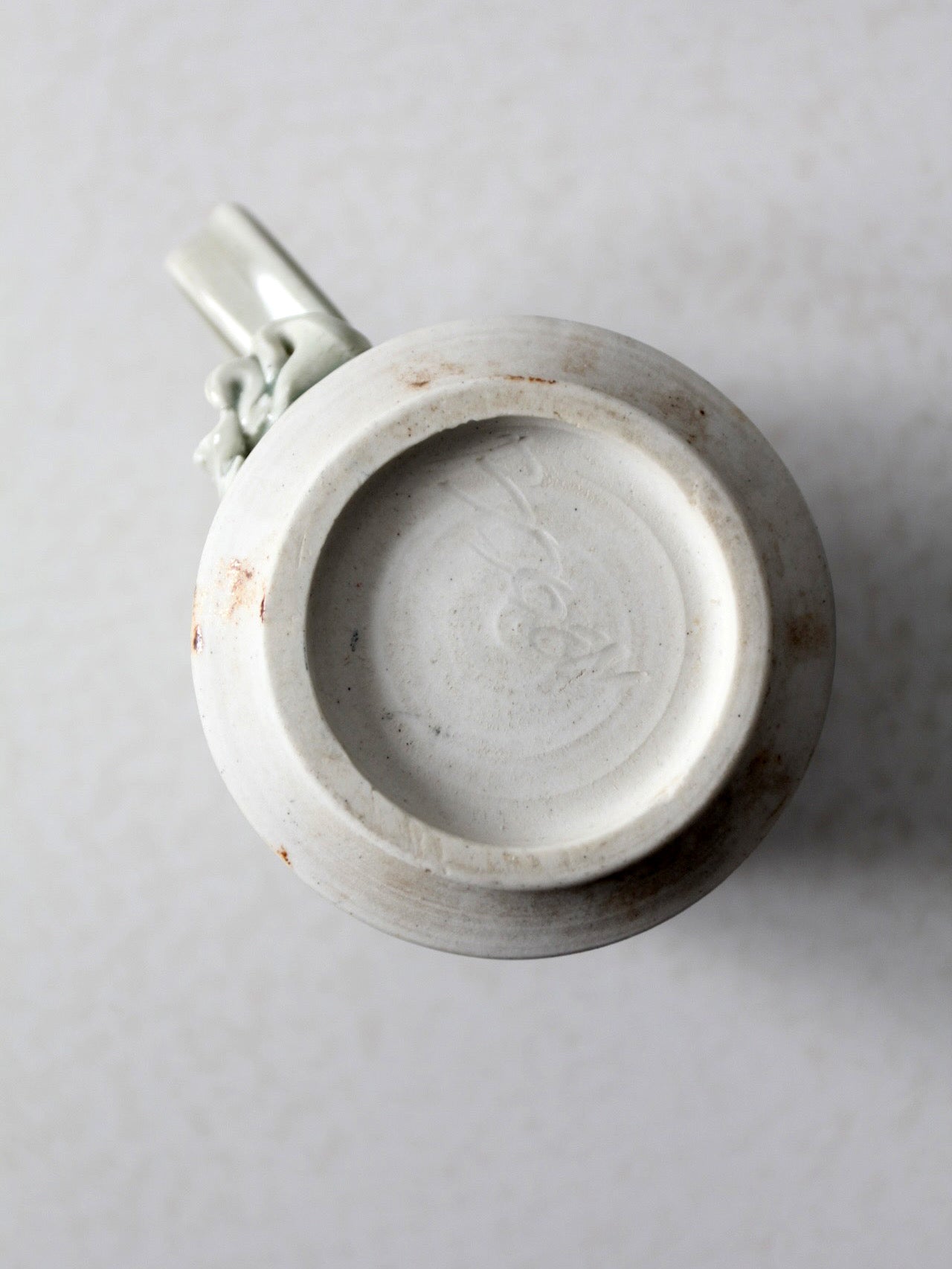 vintage handmade studio pottery mug