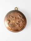 vintage copper "wild strawberry" mold