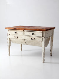 antique baker's table