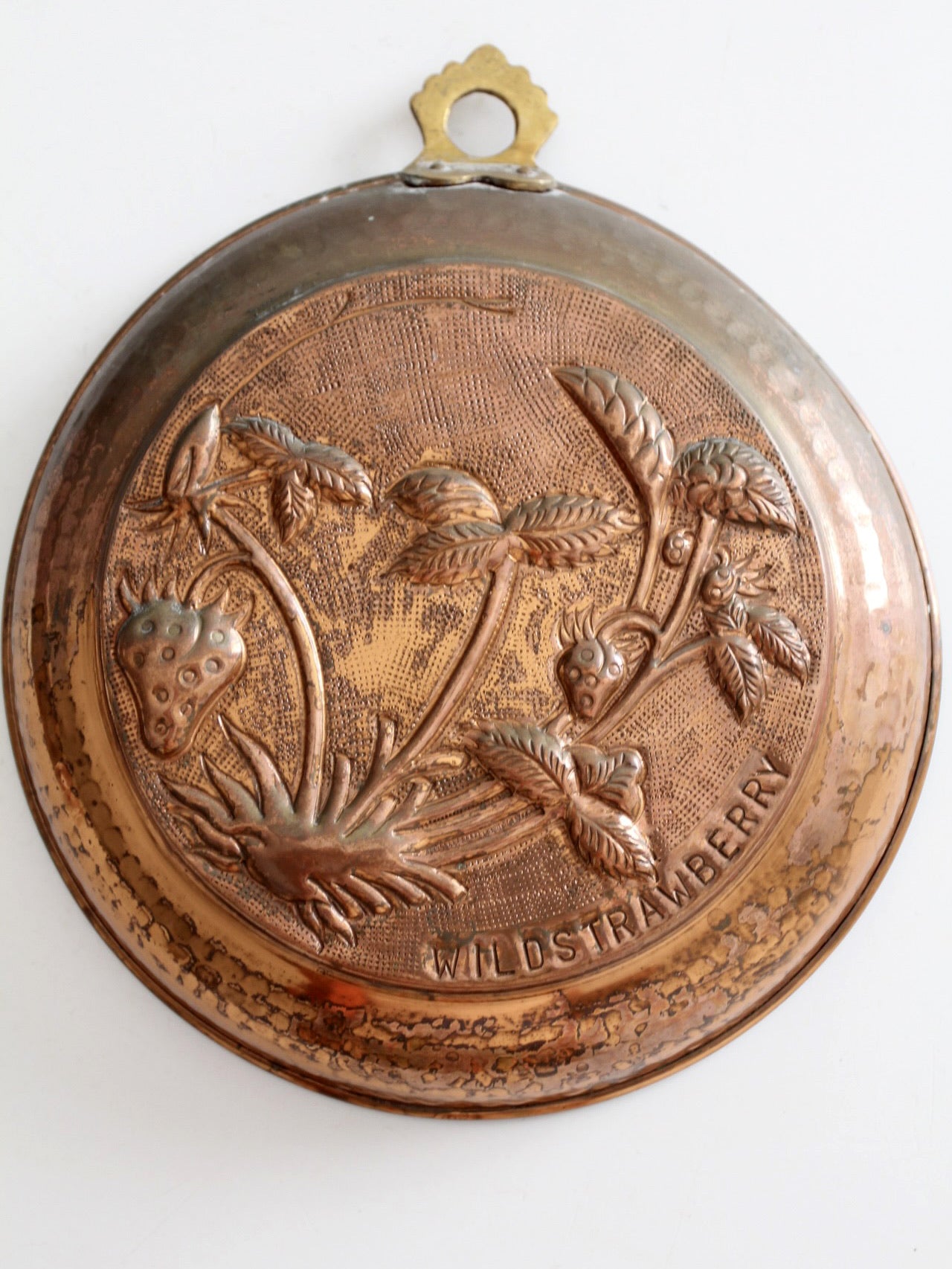 vintage copper "wild strawberry" mold