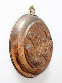 vintage copper "wild strawberry" mold