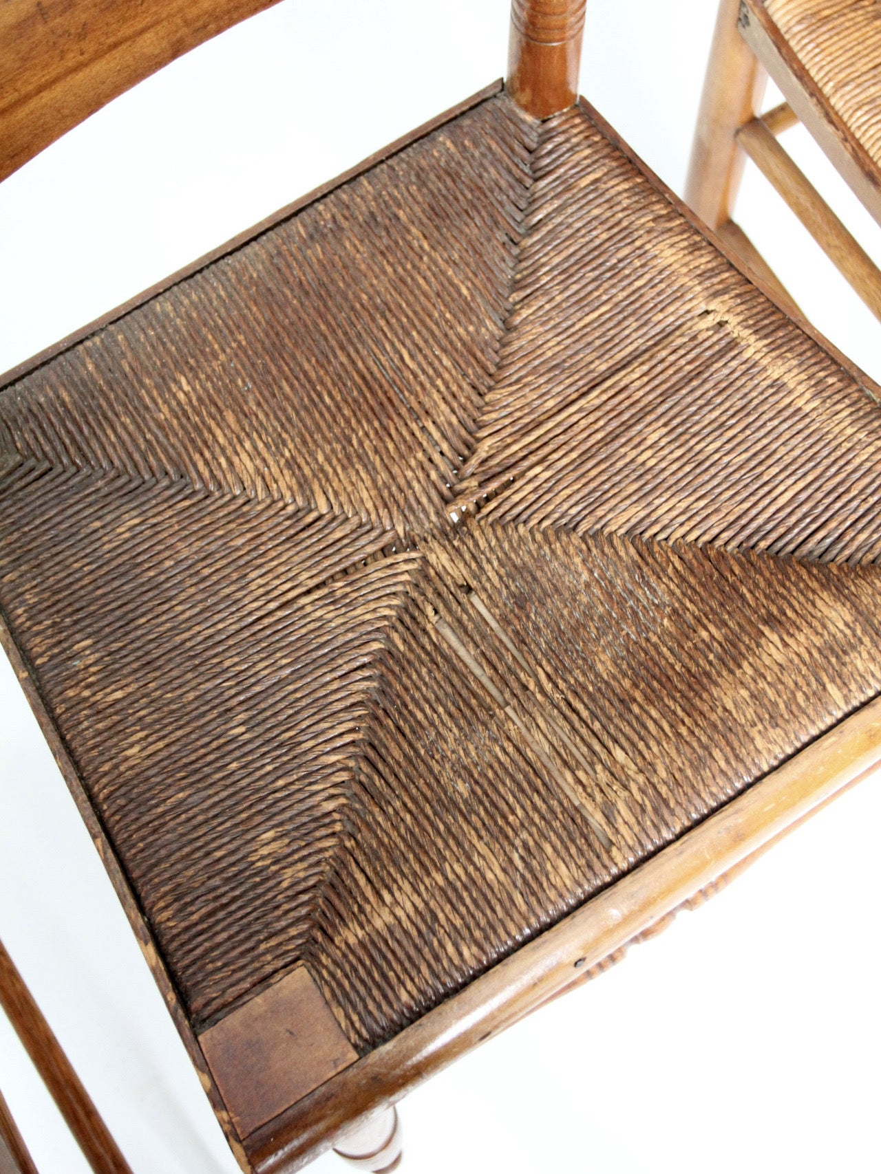 antique rush seat chairs set of 6