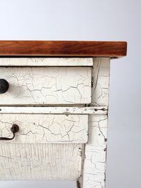 antique baker's table