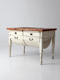 antique baker's table