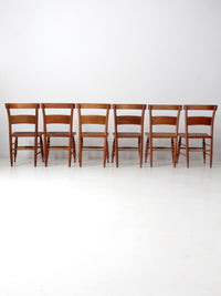 antique rush seat chairs set of 6
