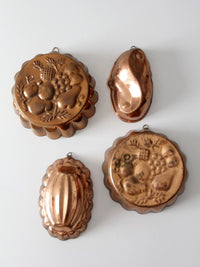 vintage copper molds collection