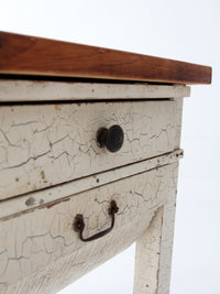 antique baker's table