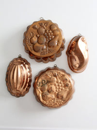 vintage copper molds collection