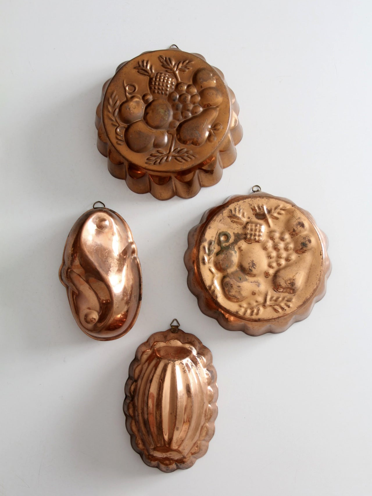 vintage copper molds collection
