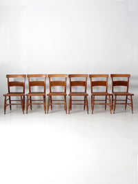 antique rush seat chairs set of 6