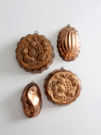 vintage copper molds collection