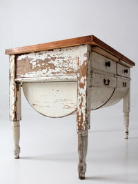 antique baker's table