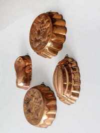 vintage copper molds collection