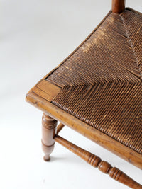 antique rush seat chairs set of 6