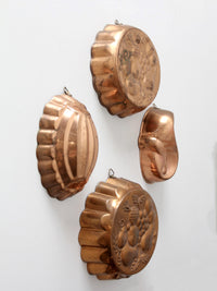 vintage copper molds collection