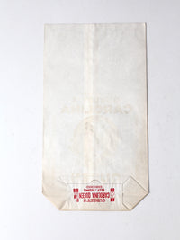 vintage Gurley's Carolina Queen paper flour bag