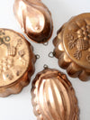 vintage copper molds collection