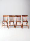 antique farmhouse dining chairs set 4