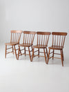 antique farmhouse dining chairs set 4