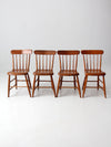 antique farmhouse dining chairs set 4