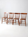 antique farmhouse dining chairs set 4